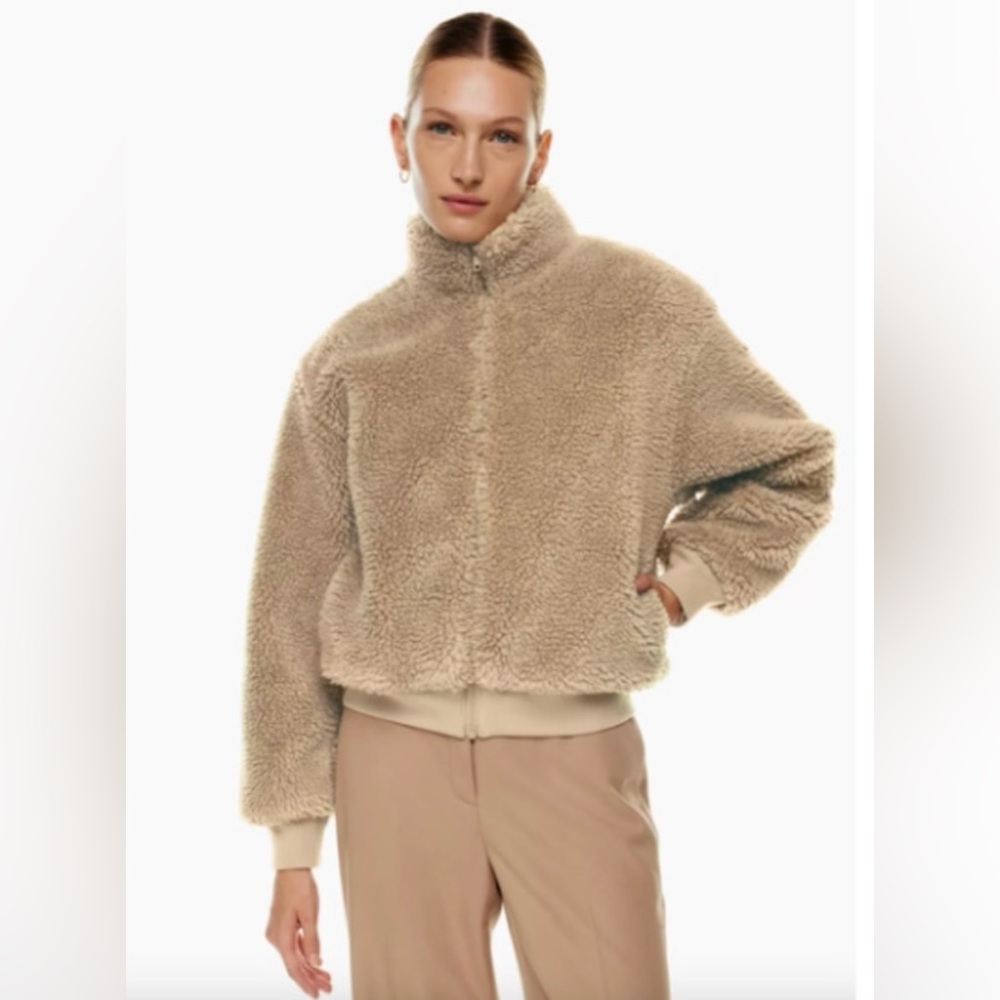 Women's Teddy Jacket in Tan